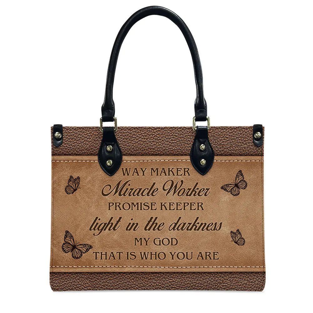 Light In The Darkness Leather Bag