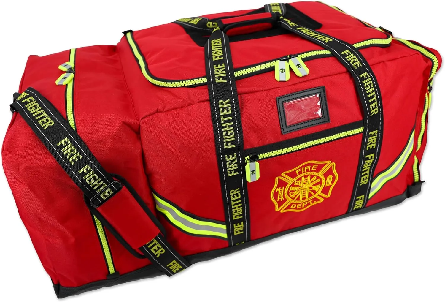 Lightning X Fireman Premium 3XL Firefighter Rescue Step-in Turnout Fire Gear Bag w/Shoulder Strap & Helmet Pocket