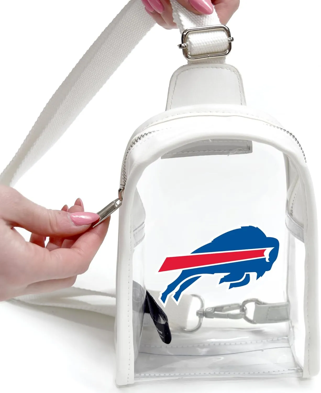 Littlearth NFL Clear Mini Sling Bag