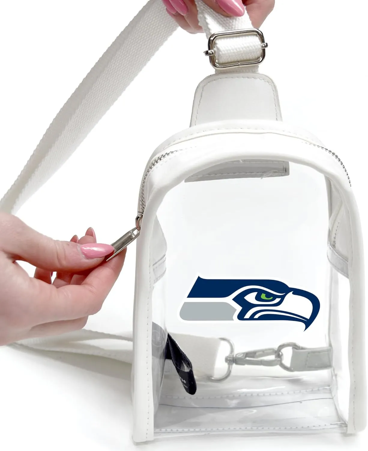 Littlearth NFL Clear Mini Sling Bag