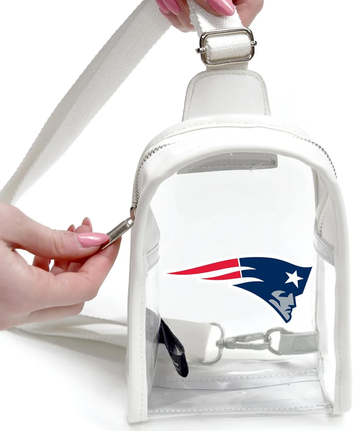 Littlearth NFL Clear Mini Sling Bag