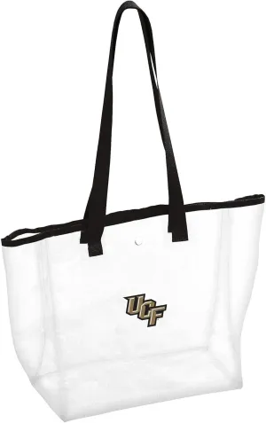 Logo Brands Officially Licensed NCAA Unisex Stadium Clear Tote, One Size, Team Color