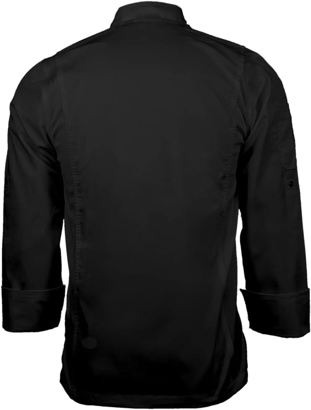 Long Sleeve William Chef Coat, Modern Zipper Chef Jacket
