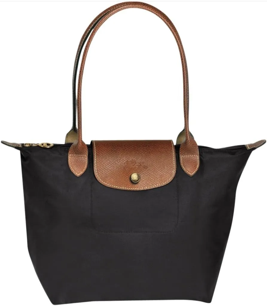 Longchamp Women's Le Pliage Sac Shopping Small Shoulder Bag, Black