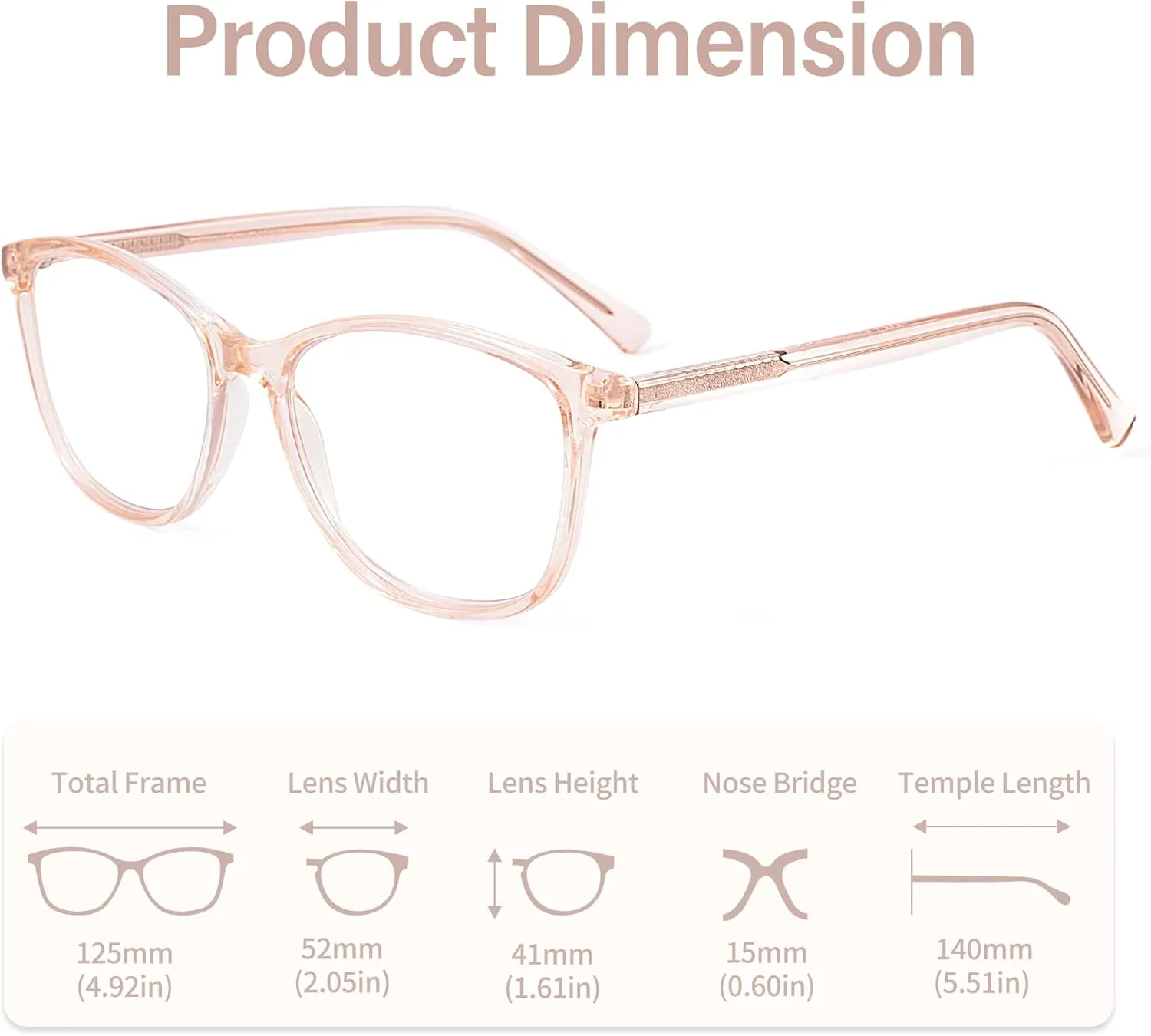 Madison Avenue Vintage TR90 Progressive Multifocus Blue Light Blocking Reading Glasses for Women, Square Anti Glare/Eyestrain Computer Readers 2.0
