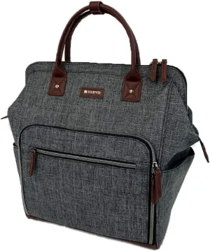 Maevn ReadyGO Water-Resistant Clinical Tote Backpack in Heather (Heather)