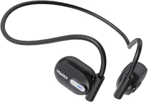 MAIRDI Air Conduction Wireless Headphone Open Ear Headphones Bluetooth 5.3 Sport Earbuds with Premium Sound, 8H Playtime, Mic Noise Reduction Earphone for Running Cycling Black
