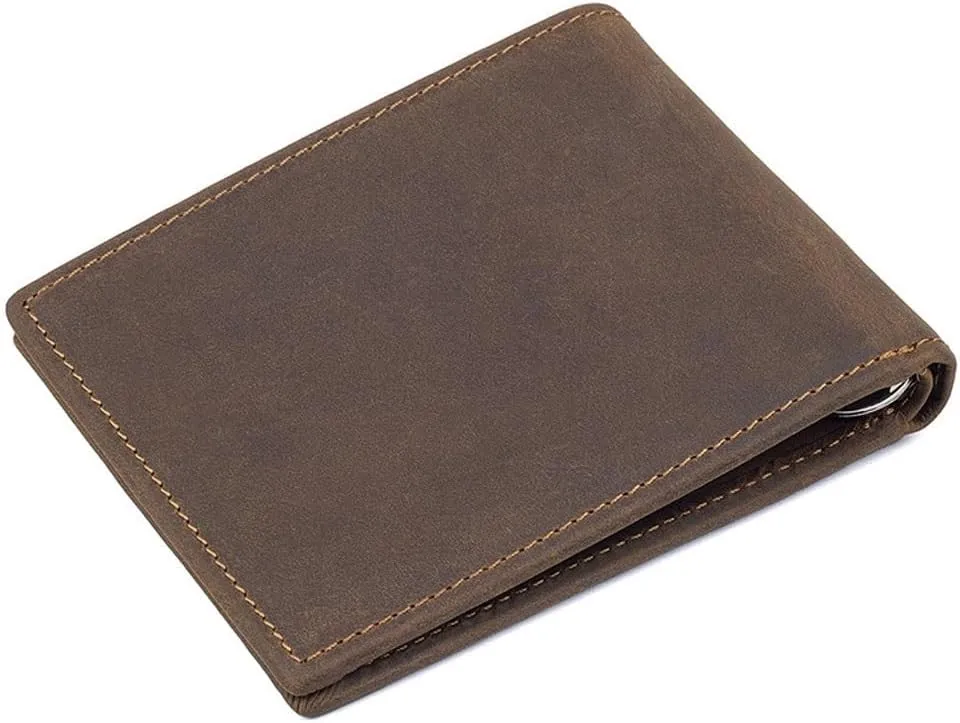 Mans Handbags Coin Purse Cards Holder Leather Billfold Wallet