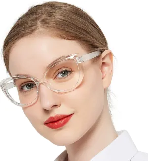MARE AZZURO Oversized Reading Glasses Women Stylish Cat Eye Readers 0 1.0 1.5 2.0 2.5 3.0 3.5
