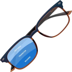 MARE AZZURO Progressive Multifocus Reading Glasses Blue Light Blocking Women Men Lightweight Multifocal Readers