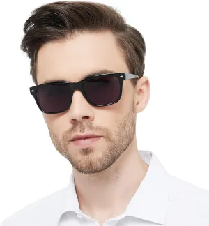 MARE AZZURO Reader Sunglasses Men Large Square Sun Reading Glasses 1.0 1.25 1.5 1.75 2.0 2.25 2.5 2.75 3.0 3.5 4.0