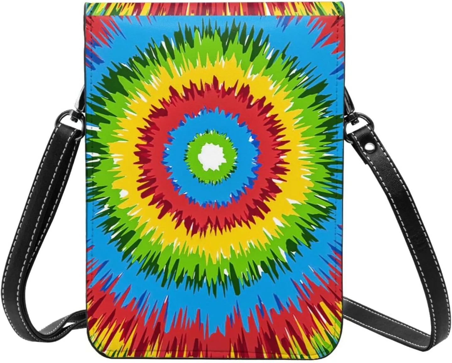 Marijuana Weed Leaf Leather Crossbody Cell Phone Purse Small Wallet Bags Adjustable Phone Bag for Women