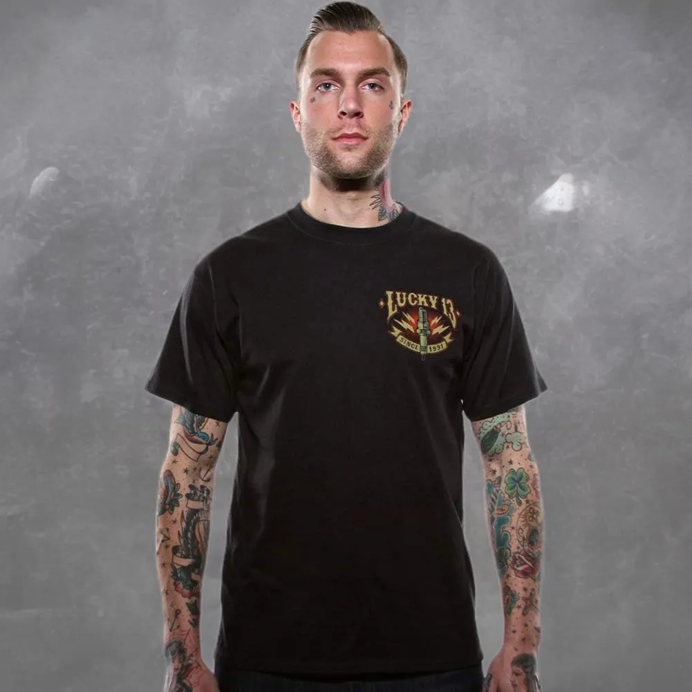 Men's Apparel Amped Tee Black Shirt