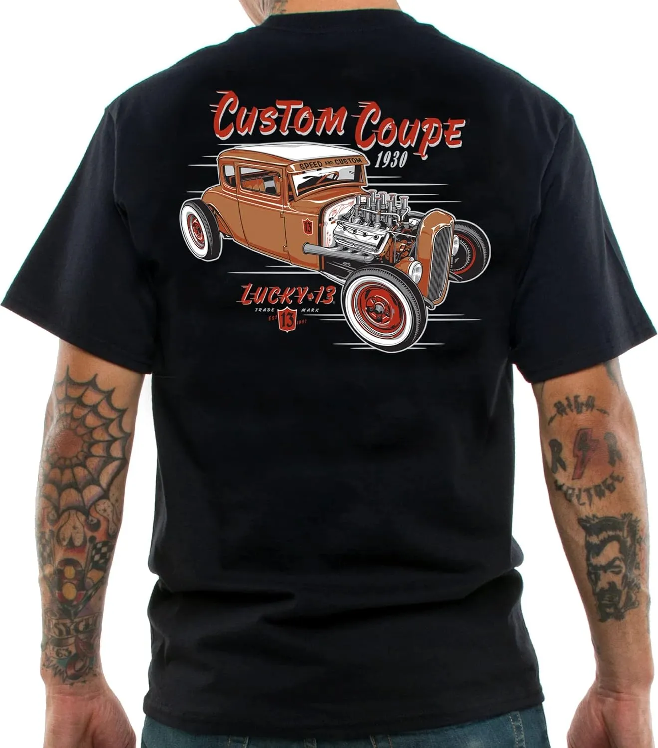 Men's Custom Coupe T-Shirt Black