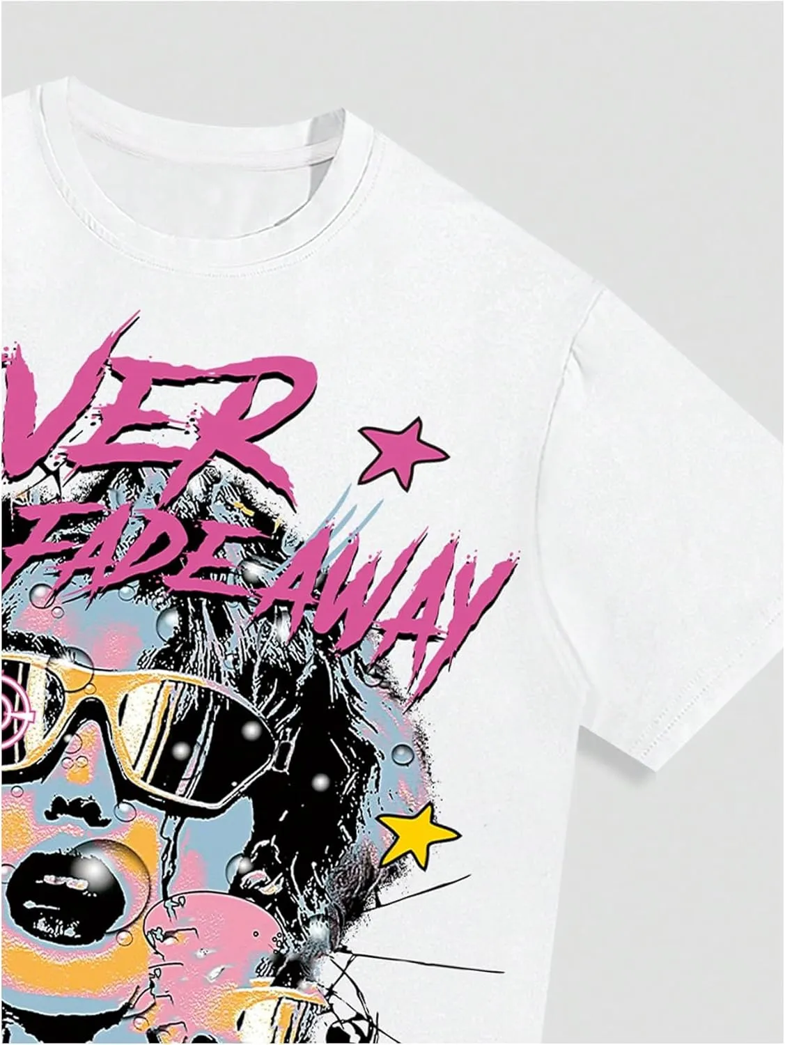 Men's Graphic Y2K Shirt Short Sleeve Round Neck Regular Fit T-Shirts