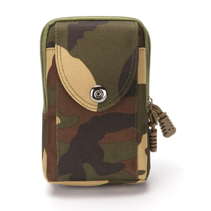 Men's Mobile Solid Color Vertical Guard Portable Phone Bags