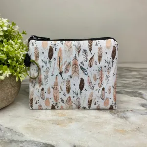 Mini Pouch - Feathers Tan
