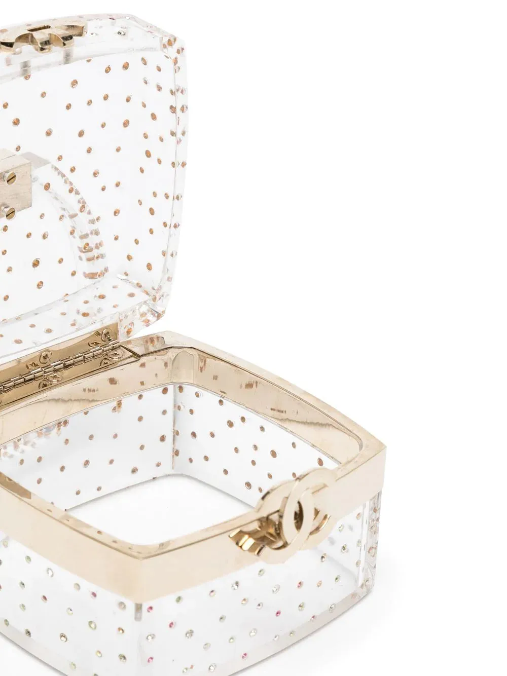 Mini Rhinestone-Embellished Handbag