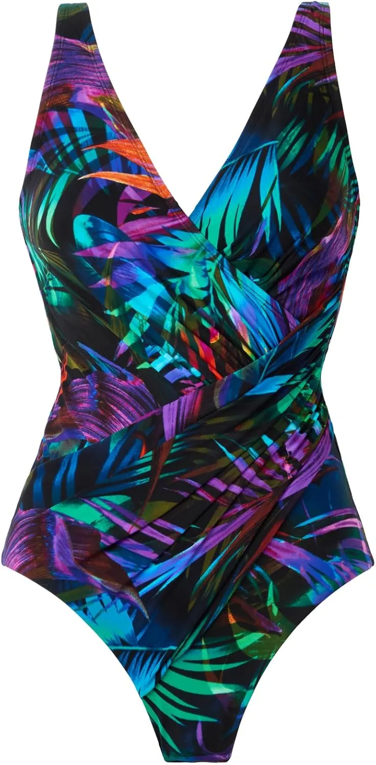 Miraclesuit Women's DDD-Cup Swimwear Oceanus Tummy Control One Piece Swimsuit