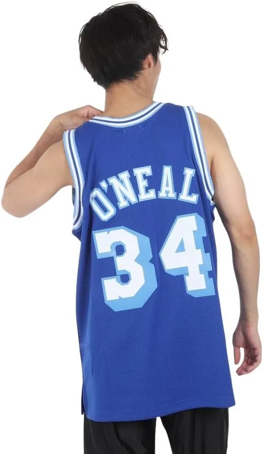 Mitchell and Ness O`Neal Royal #34 Lakers Swingman Jersey (18013-LALROY96SON)