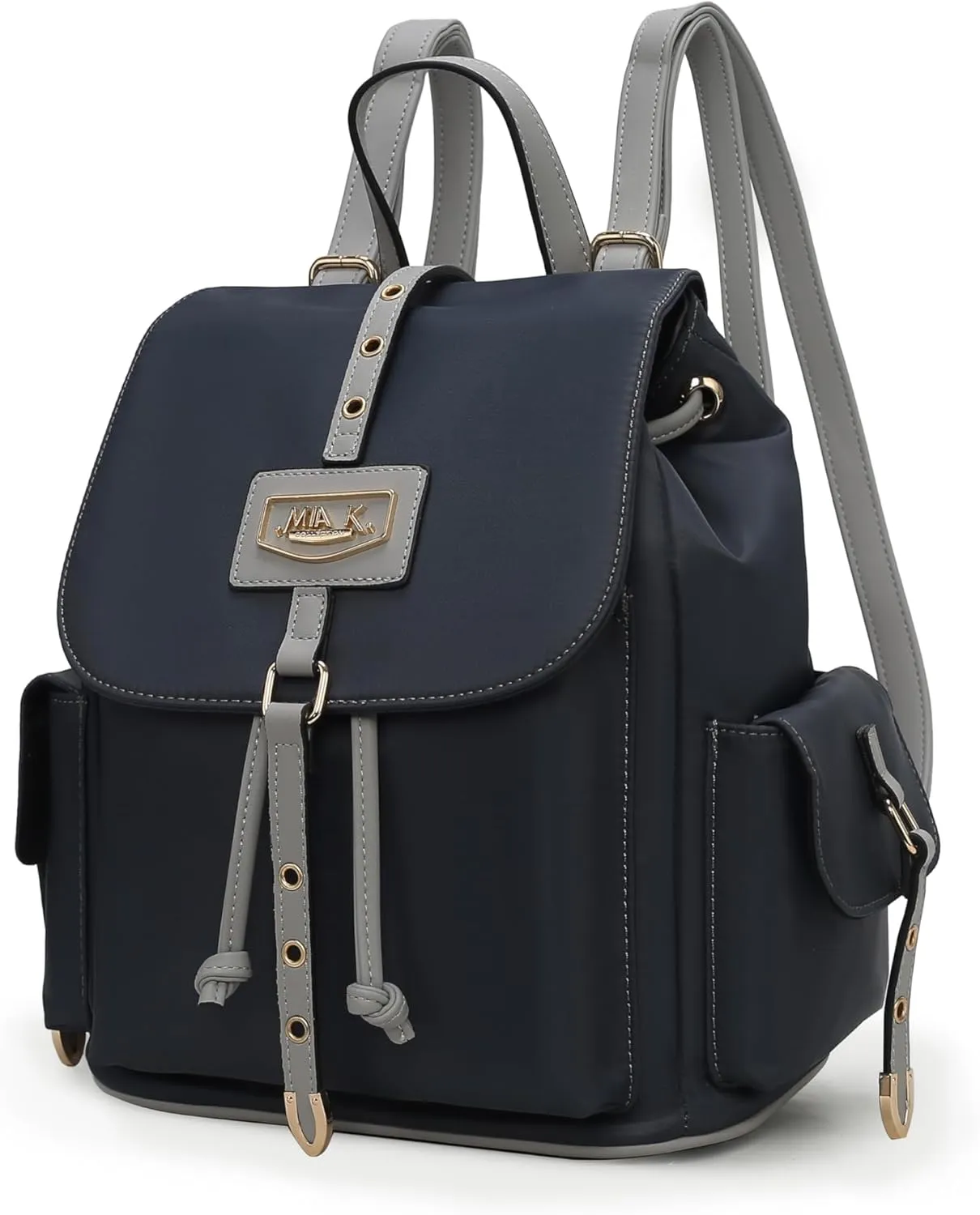 MKF Collection Travel Backpack for Women, Nylon Top Handle Travel bag Roomy Daypack Carry on Backpack by Mia K