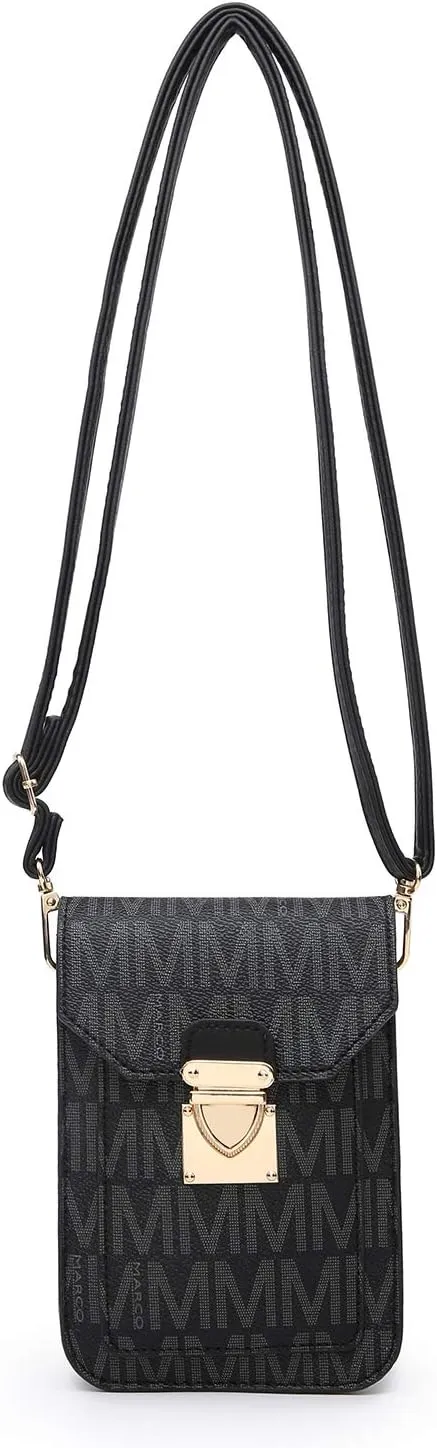 MKP Women Fashion Signature Lightweight Cute Small Crossbody Bags Cell Phone Purse Wallet Shoulder Bag With Snap Closure