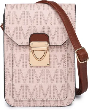 MKP Women Fashion Signature Lightweight Cute Small Crossbody Bags Cell Phone Purse Wallet Shoulder Bag With Snap Closure