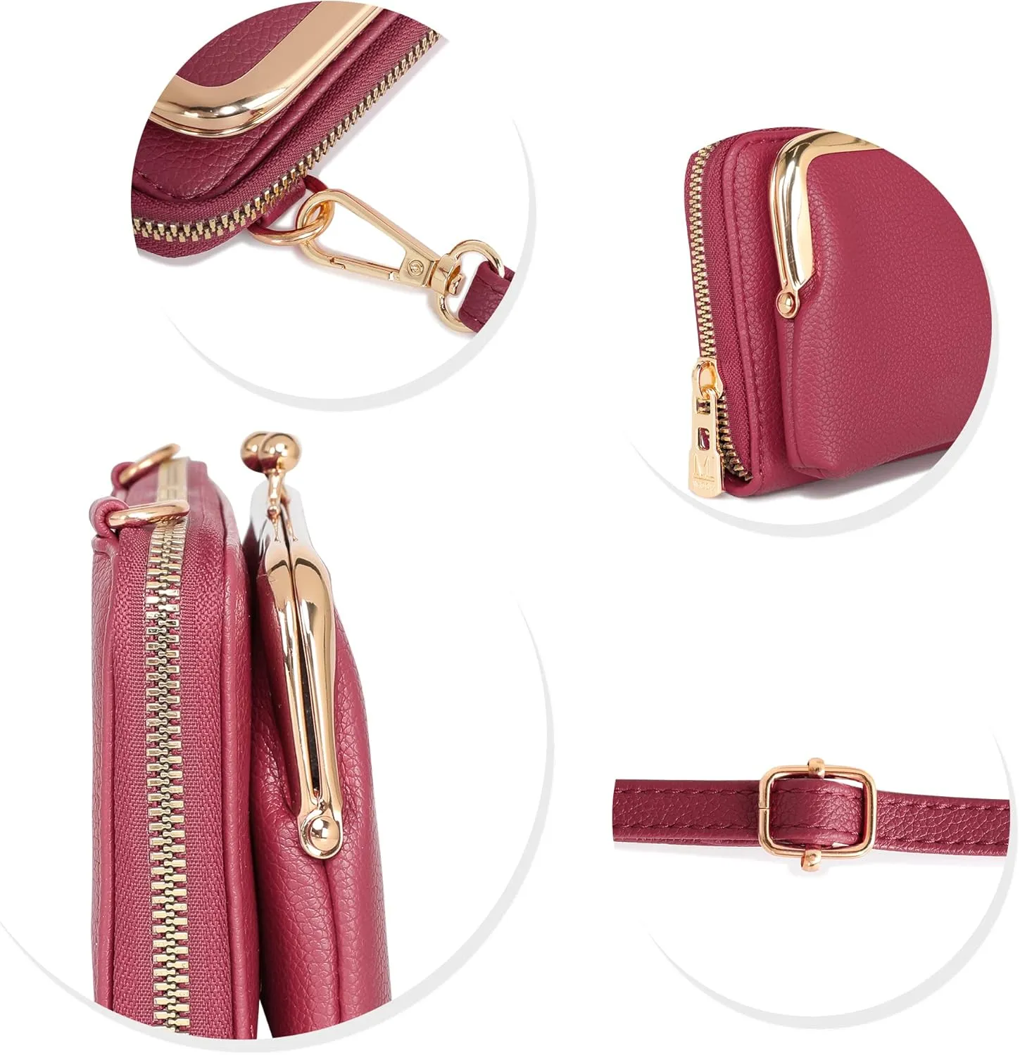 Montana West Small Crossbody Cell Phone Purse for Women RFID Blocking Cellphone Wallet