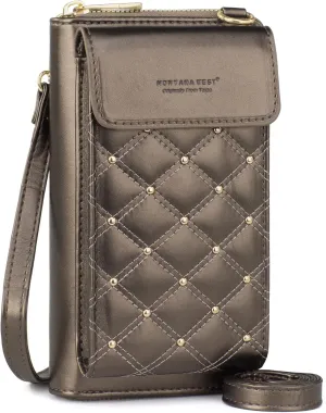 Montana West Small Crossbody Cell Phone Purse for Women RFID Blocking Cellphone Wallet