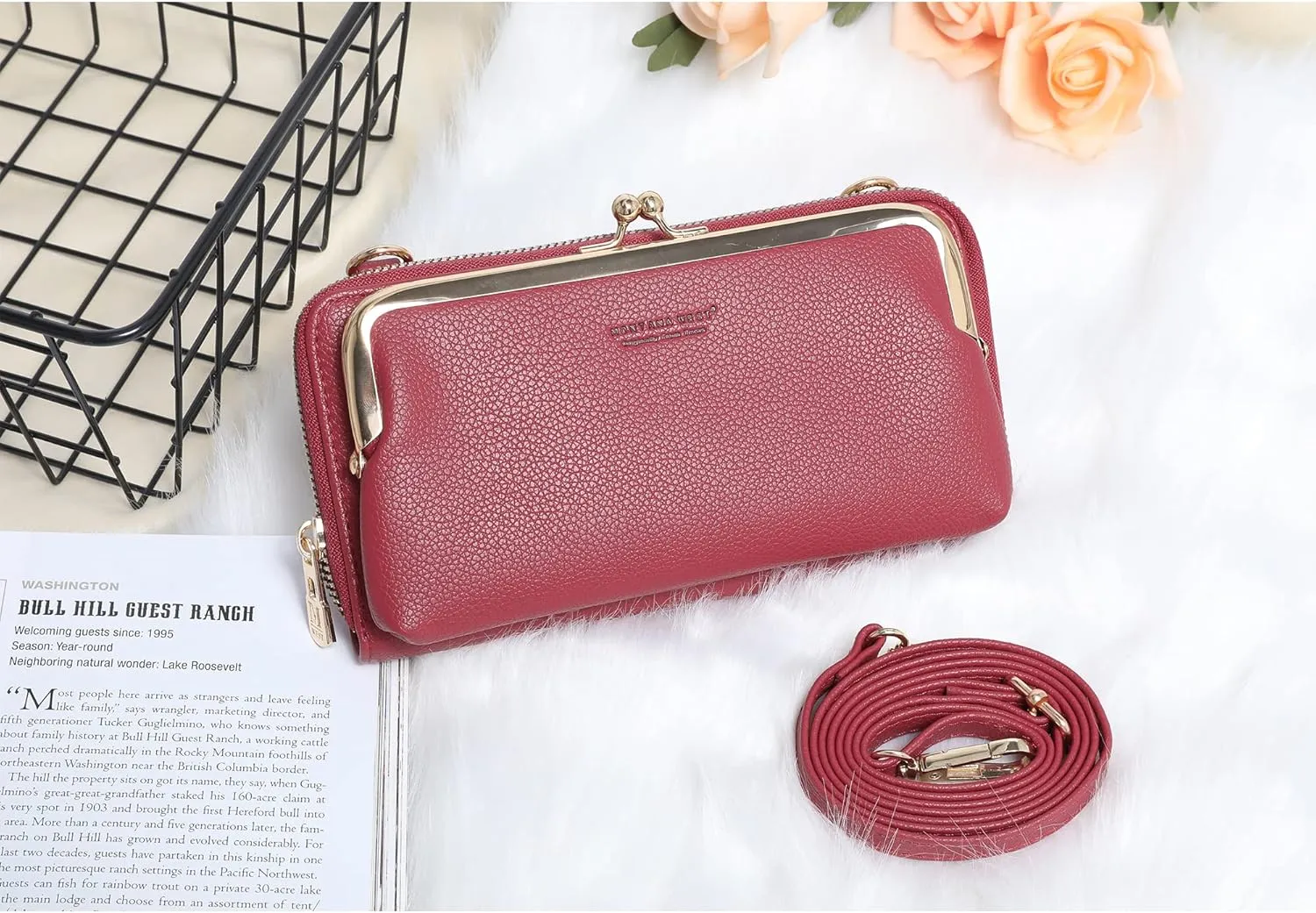 Montana West Small Crossbody Cell Phone Purse for Women RFID Blocking Cellphone Wallet