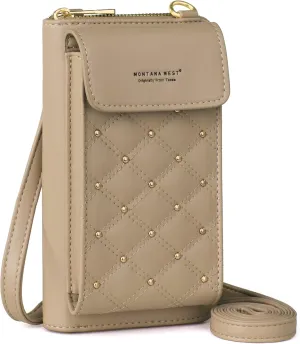 Montana West Small Crossbody Cell Phone Purse for Women RFID Blocking Cellphone Wallet