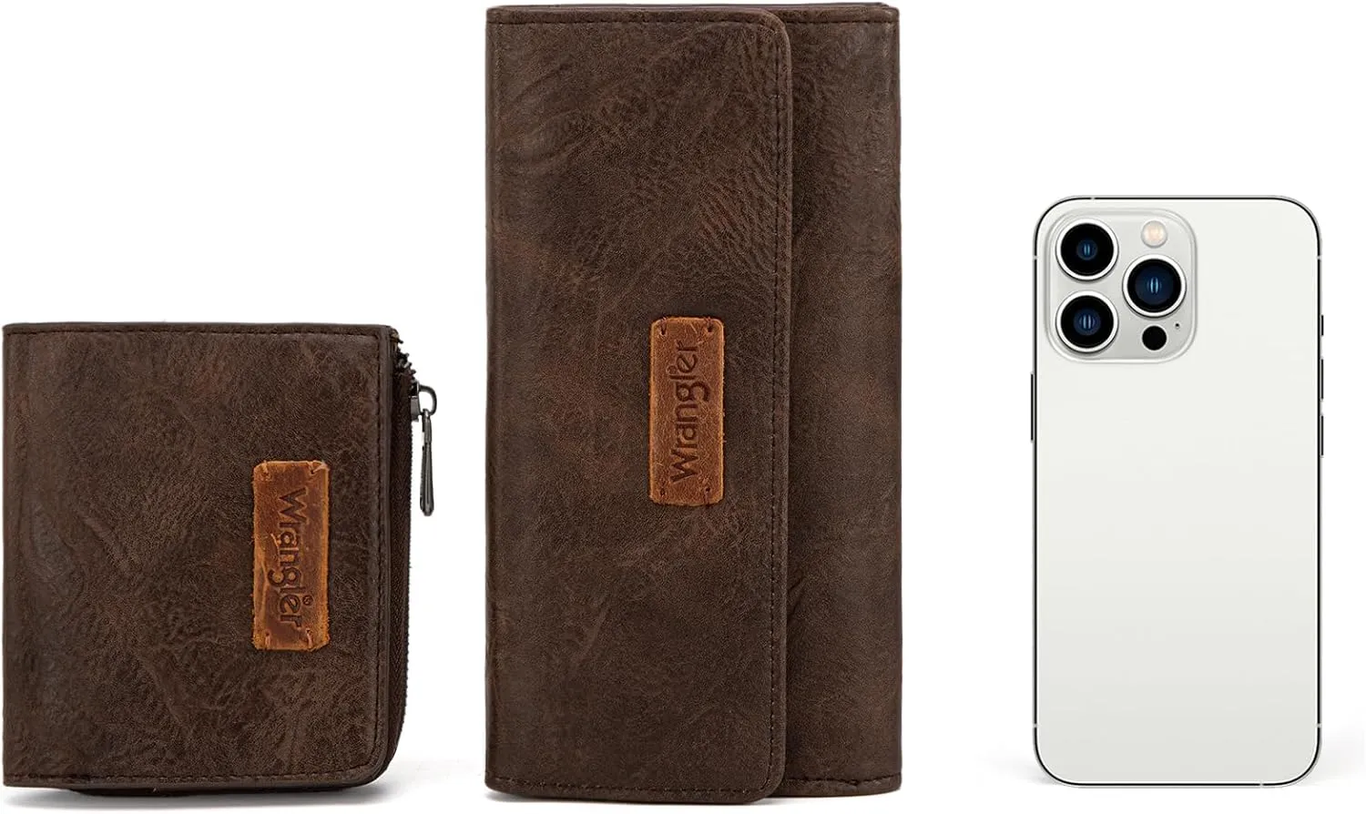 Montana West X Wrangler Women's Wallet Set RFID Wallet for Women Large Womens Wallet Woman Credit Card Wallet with ID Window Birthday Anniversary