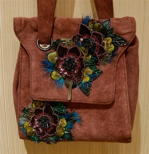 Moo Roo "Joan" Handbag - Purple