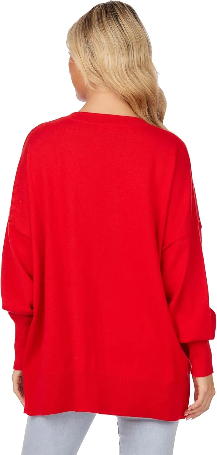 Mud Pie Women Sparkle Sweater