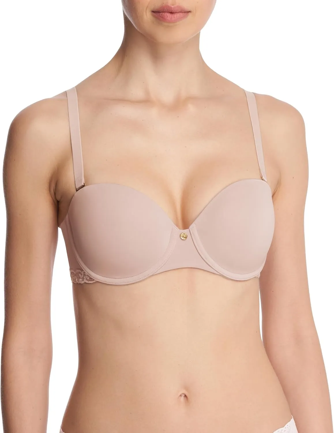 Natori Women's Pure Luxe Strapless Contour Underwire