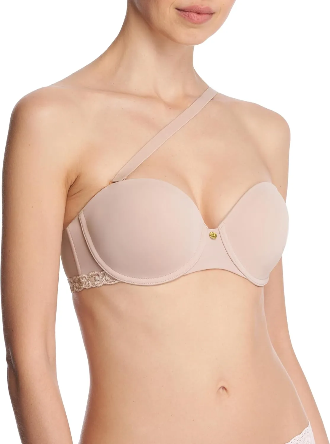 Natori Women's Pure Luxe Strapless Contour Underwire