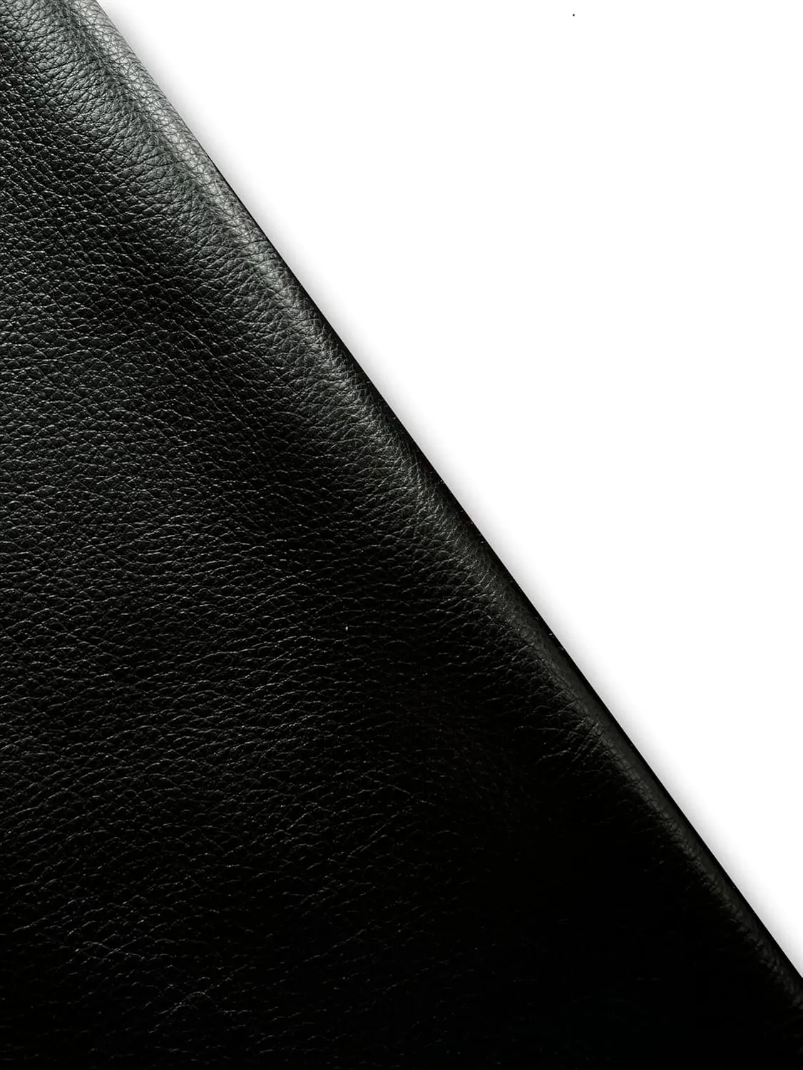 Natural Grain Cowhide Leather Skins (Black, 40 Sf (Whole Hide))