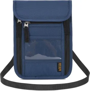 Neck Wallet Lightweight RFID Blocking Waterproof Travel Pouch for Women Men