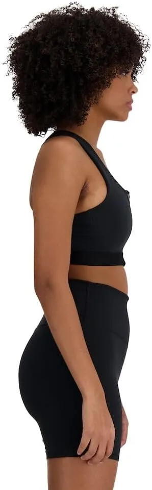 New Balance Women's Nb Sleek Medium Support Pocket Zip Front Bra