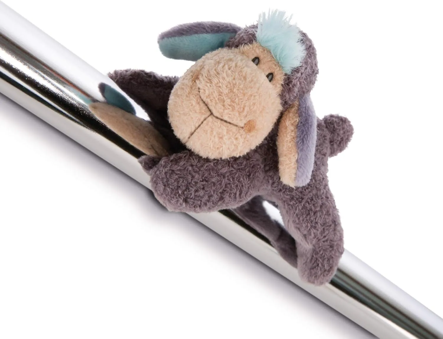 NICI 42793 Mäh 32 Magnet Sheep Jolly Jayden, 12 cm, Grey