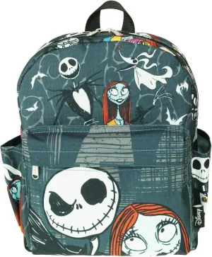 Nightmare Before Christmas 12inch Deluxe All Over Print Daypack A21333 Medium