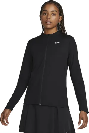 Nike Dri-FIT UV UPF 40  Advantage Women's Full-Zip Golf Jacket, BLACK, XL