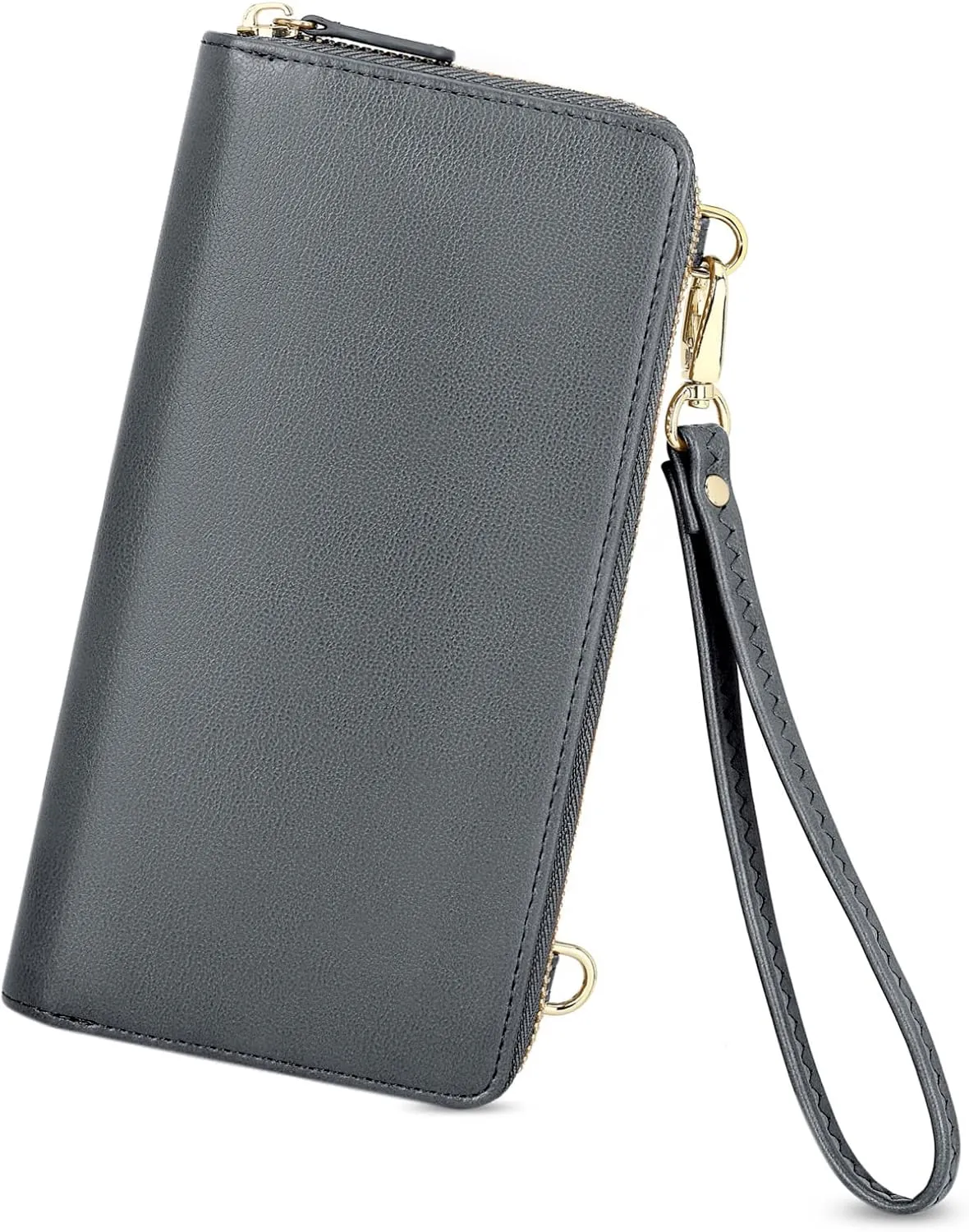 nuoku Wallet for Women Credit Card Holder Cell Phone Purse Sofa PU Leather Wallet with RFID Blocking Clutch Wristlet