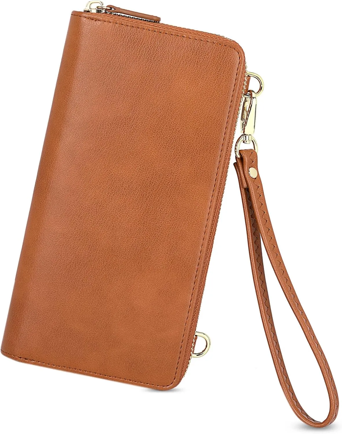 nuoku Wallet for Women Credit Card Holder Cell Phone Purse Sofa PU Leather Wallet with RFID Blocking Clutch Wristlet