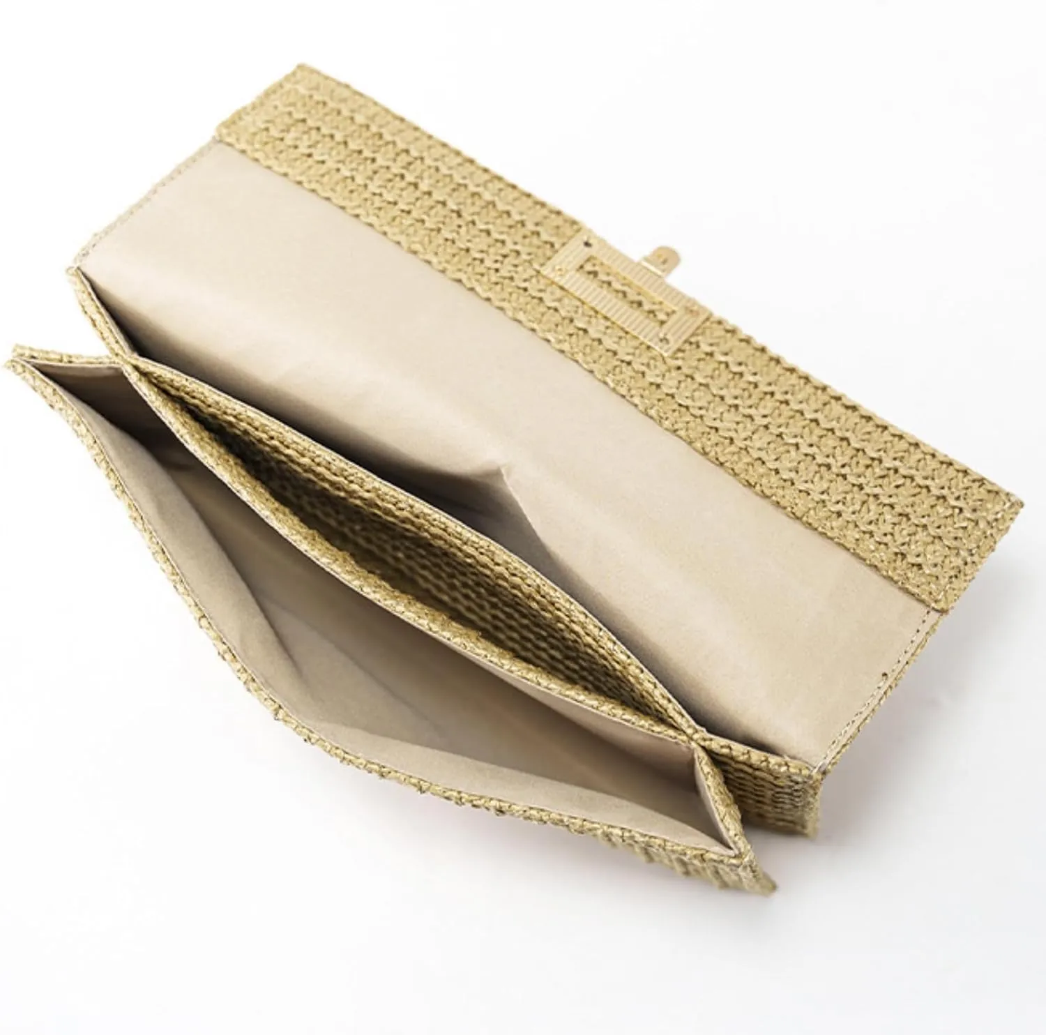 Obosoyo Summer Straw Clutch Purses for Women Boho Woven Beach Bag Envelope Wallet Flap Handbags Cell Phone Evening Purse