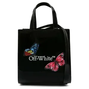 Off White Black Butterfly Sling Bag