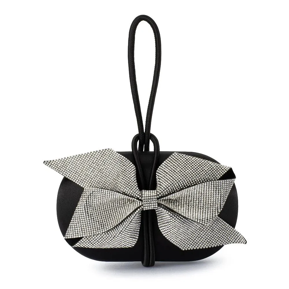 Olga Berg - Paisley Bow Trim Clutch