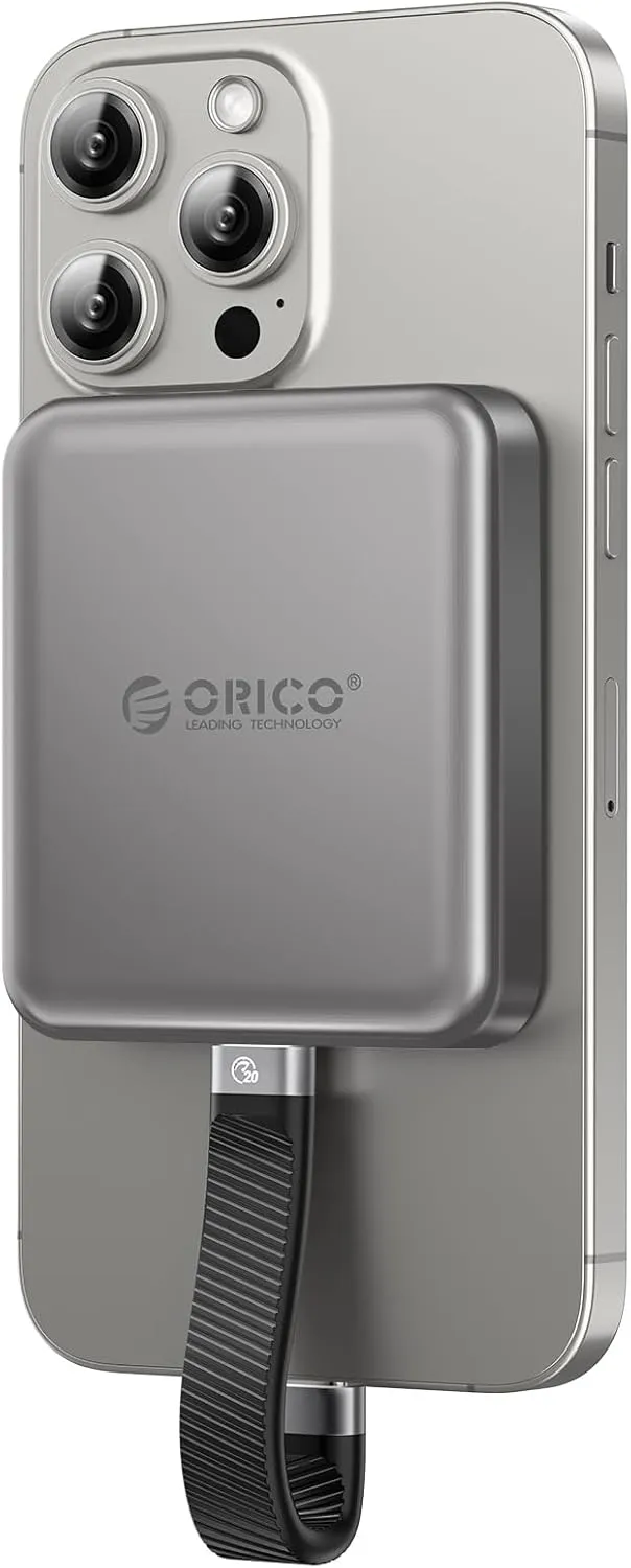 ORICO 512 GB Magnetic External SSD, 4K ProRes HDR Record and Store, 2000MB/s Stable Transmission and Storage, Portable Solid State Drive, Compatible with Smartphone, Tablet, Computer - A20PLUS