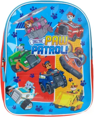 Paw Patrol 15" Backpack Chase Marshall Skye Rubble Kids School Bag