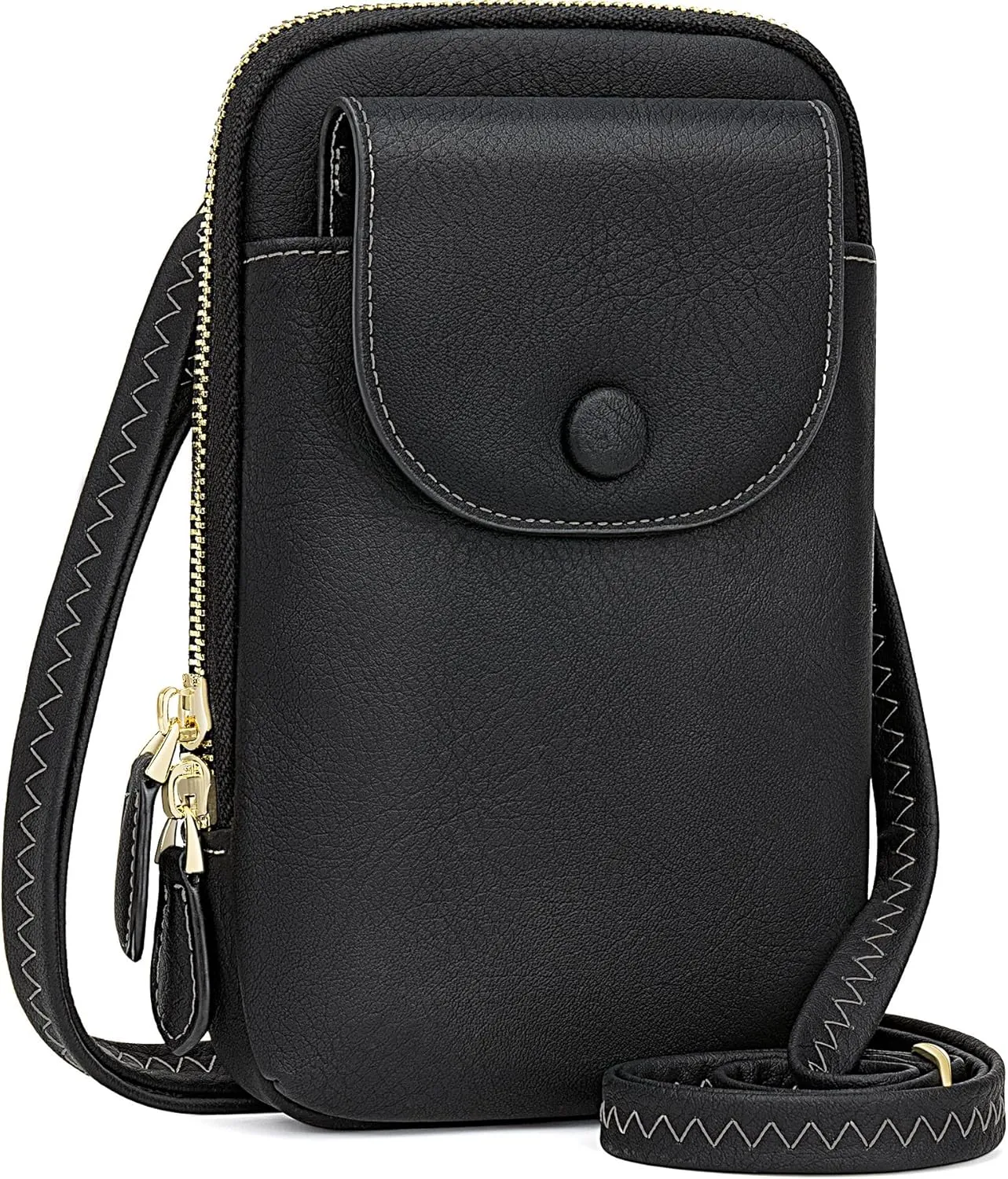 Peacocktion Small Crossbody Bags for Women, Cell Phone Bag Wallet Purses with Card Slots Adjustable Strap Zipper